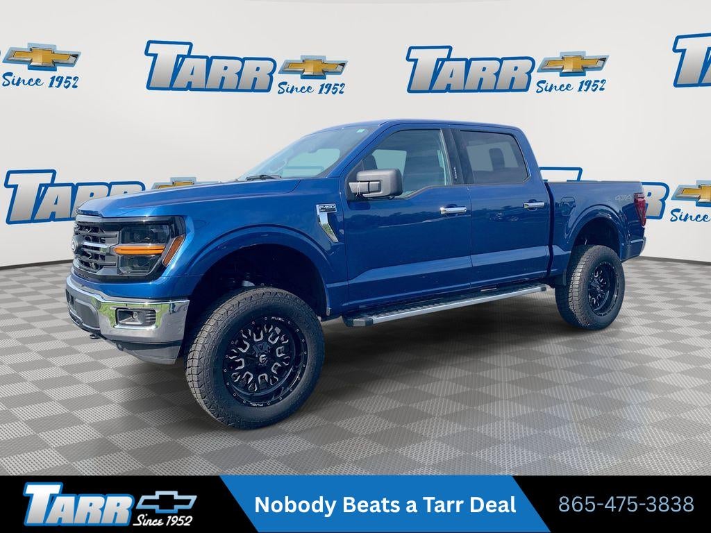 2024 Ford F-150 XLT in Blue — front three-quarter view