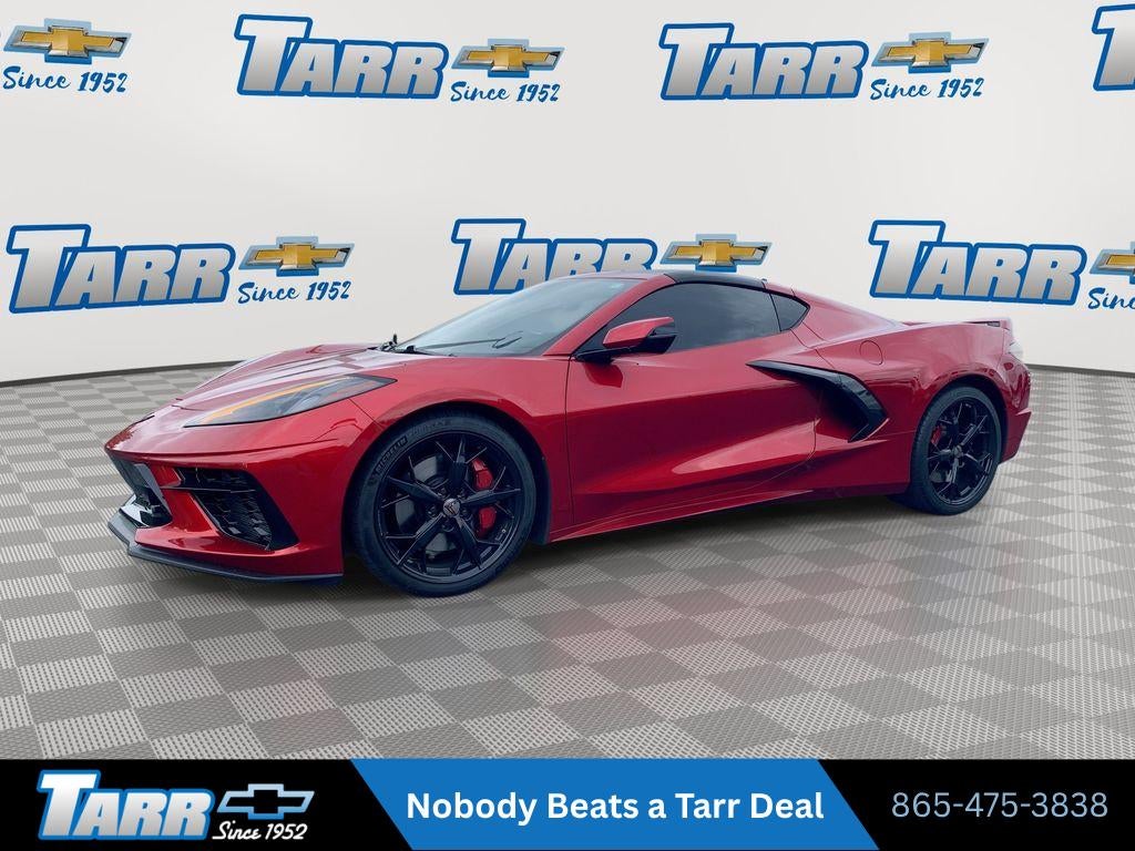 2022 Chevrolet Corvette Stingray 3LT in Red Mist Metallic Tintcoat — front three-quarter view