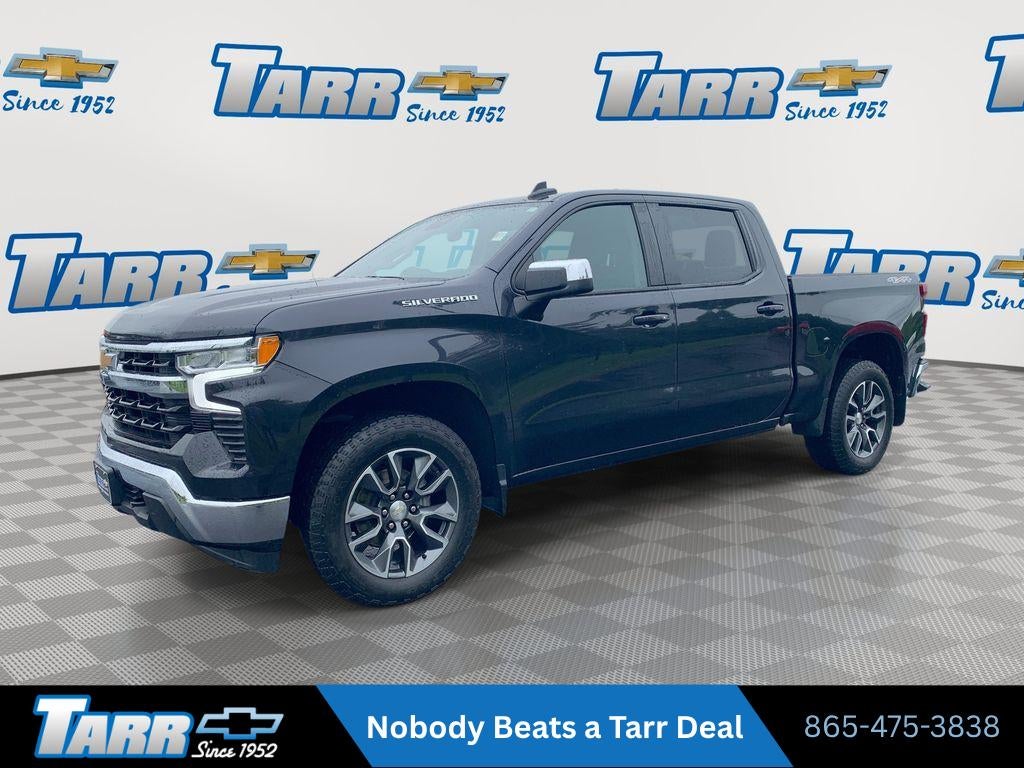 2024 Chevrolet Silverado 1500 LT (2FL) in Dark Ash Metallic — front three-quarter view