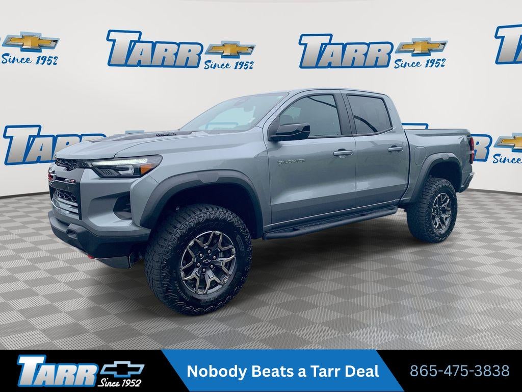 2025 Chevrolet Colorado ZR2 in Sterling Gray Metallic — front three-quarter view