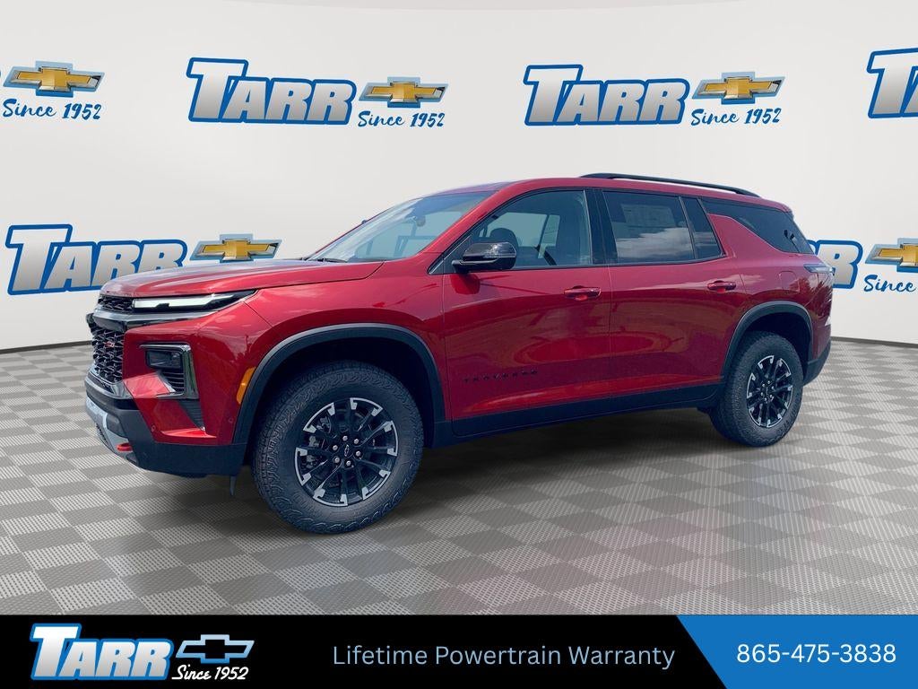 2026 Chevrolet Traverse Z71 in Radiant Red Tintcoat — front three-quarter view