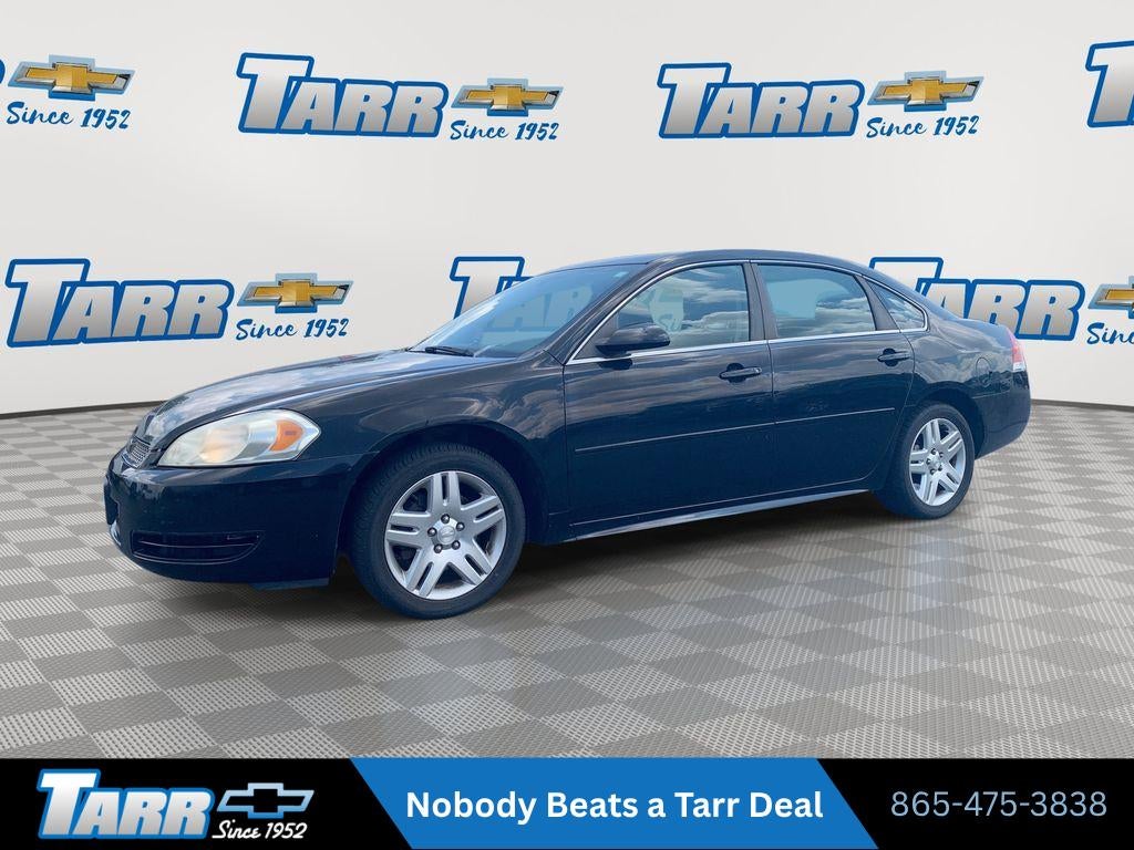 2012 Chevrolet Impala LT Fleet in Black — front three-quarter view