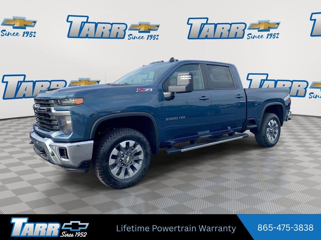 2026 Chevrolet Silverado 2500 HD LT in Lakeshore Blue Metallic — front three-quarter view
