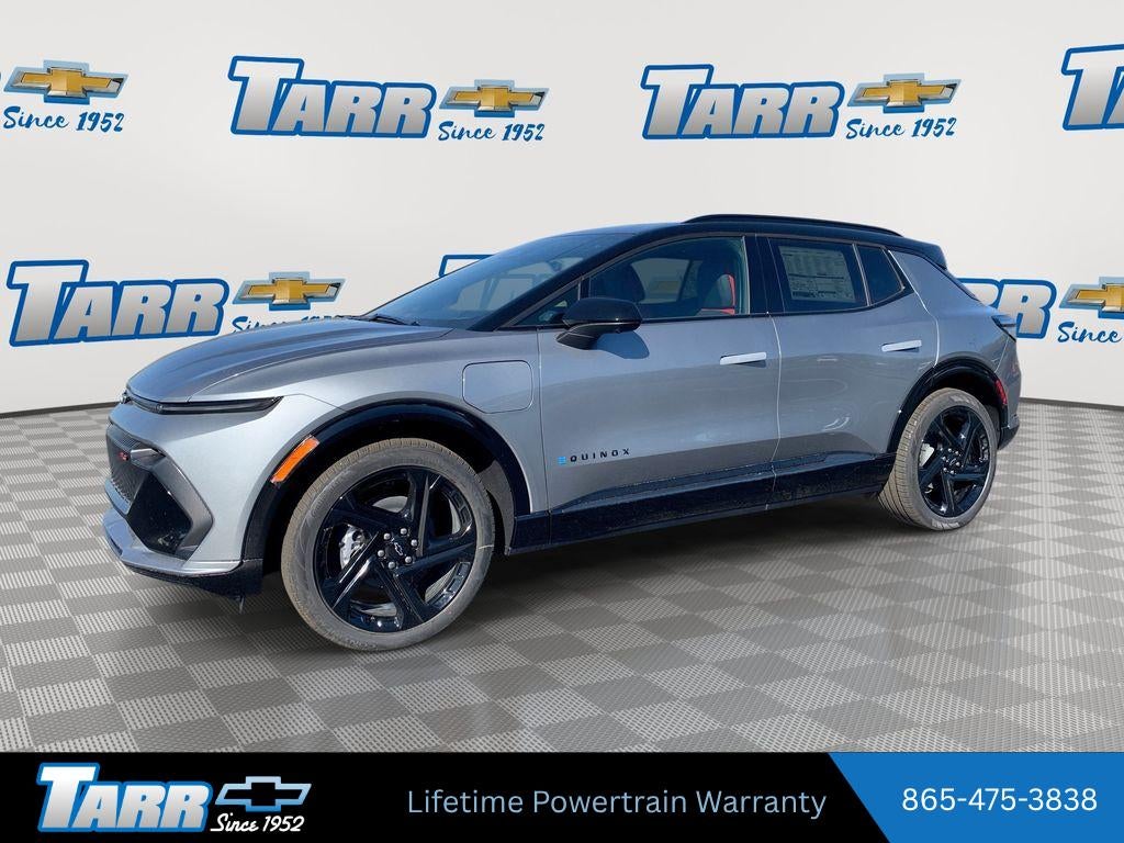 2026 Chevrolet Equinox EV RS in Sterling Gray Metallic — front three-quarter view