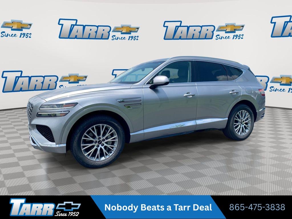 2025 Genesis GV80 2.5T Standard in Savile Silver — front three-quarter view