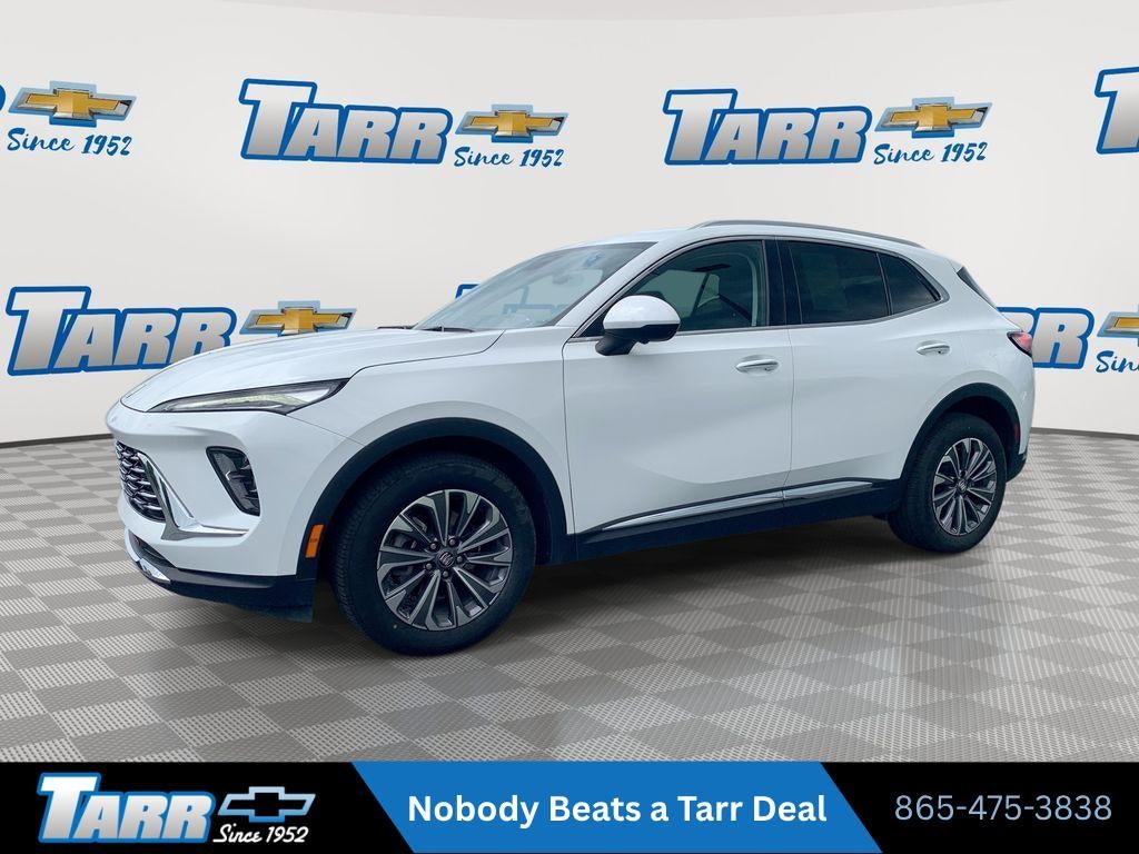 2024 Buick Envision Preferred in Summit White — front three-quarter view